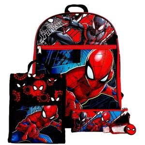 SPIDERMAN 6-piece Backpack set